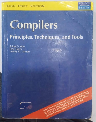 Compilers: Principles, Techniques, and Tools