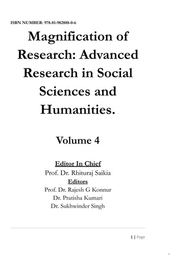 Magnification of Research: Advanced Research in Social Sciences and Humanities.