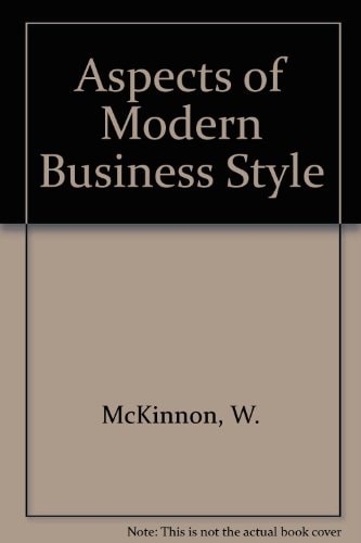 Aspects of Modern Business Style