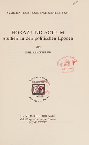 Horaz und Actium