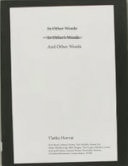 In Other Words, in Other's Words, and Other Words Vlatka Horvat