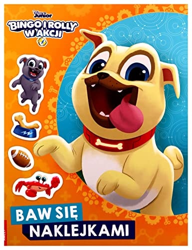 Bingo i Rolly w akcji : baw się naklejkami