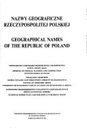 Geographical names of the republic of Poland.