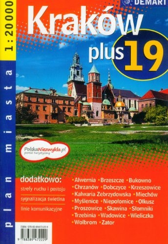 Krakow plus 19 plan miasta