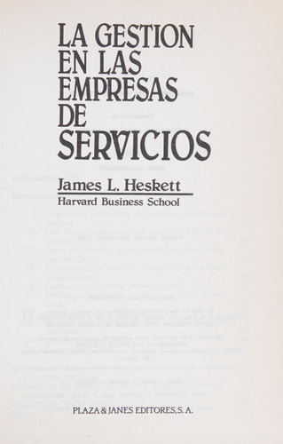 La gestión en las empresas de servicios