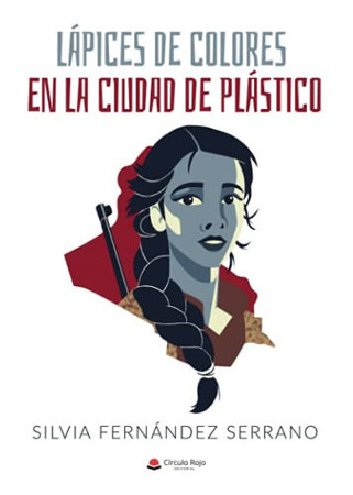 Lápices de colores en la ciudad de plástico