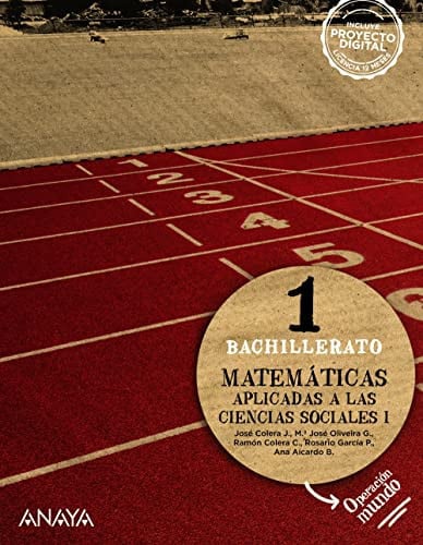 Matemáticas aplicadas a las Ciencias Sociales I 1 Bachillerato