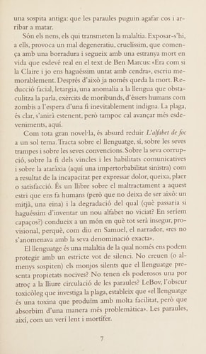 L'alfabet de foc