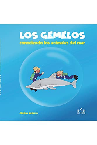 Los gemelos conociendo los animales del mar