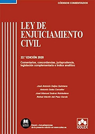Ley de enjuiciamiento civil: comentarios, concordancias, jurisprudencia, normas complementarias e índice analítico