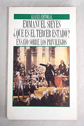 QUE ES EL TERCER ESTADO? ENSAYO SOBRE LOS PRIVILEGIOS