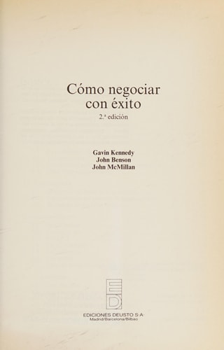 Cómo negociar con éxito