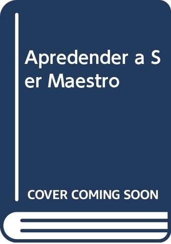 Aprender a Ser Maestro