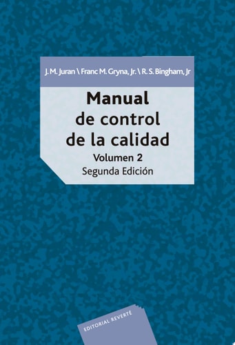 Manual de control de la calidad. Vol. 2