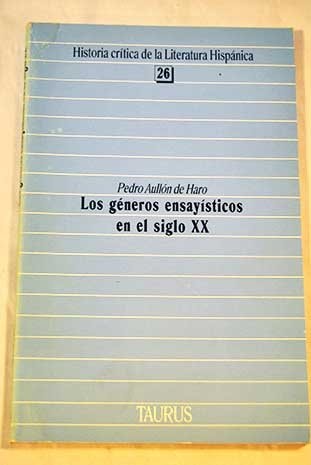Historia crítica de la literatura hispánica