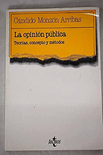 La opinión pública teorías, concepto y métodos