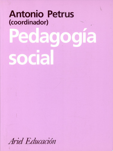 Pedagogía social