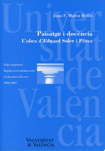 Paisatge i docència. L'obra d'Eduard Soler i Pérez