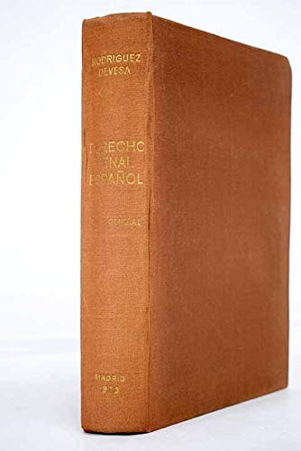 Derecho penal español parte general