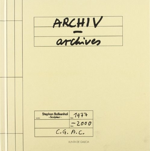 Archiv - Drawings and Photographs 1977-2000