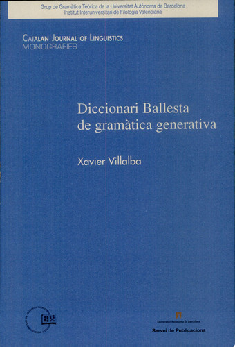 Diccionari Ballesta de gramàtica generativa