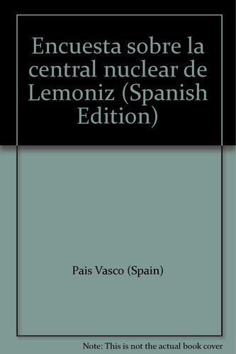 Encuesta Sobre la Central Nuclear de Lemóniz