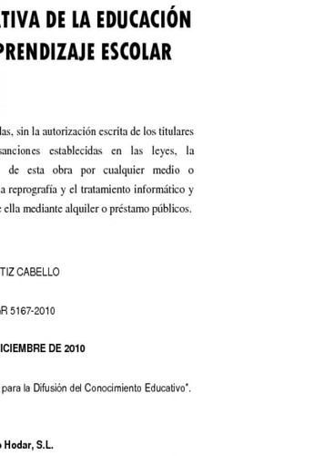 LA ETAPA EDUCATIVA DE LA EDUCACIÓN PRIMARIA. APRENDIZAJE ESCOLAR