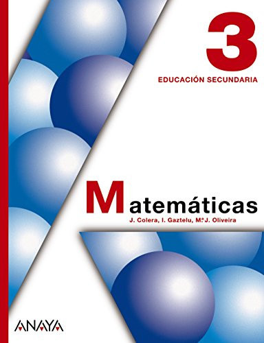 Matemáticas 3 Educación Secundaria