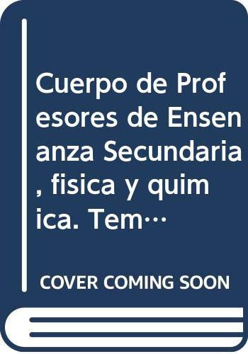 Física y química, Cuerpo de Profesores de Enseñanza Secundaria