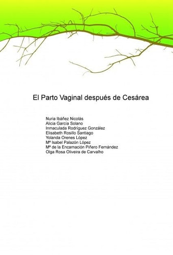 EL PARTO VAGINAL DESPUÉS DE CESÁREA