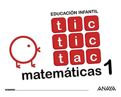 Matemáticas, 1 Educación Infantil Tic Tic Tac