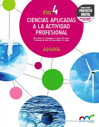 Ciencias aplicadas a la actividad profesional, 4 ESO