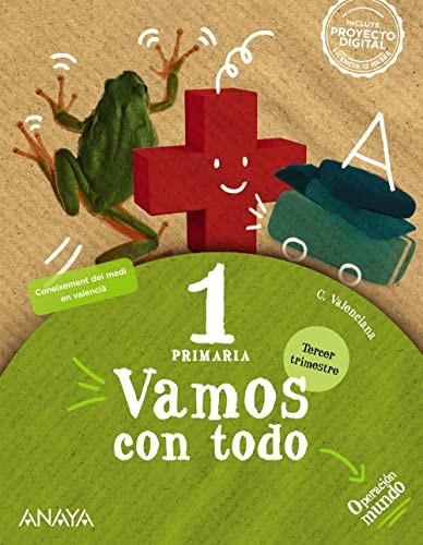 Vamos con todo, 1 Primaria, Lengua, Matemáticas, Coneixement del medi, C. Valenciana, Operación mundo
