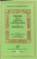 Tesoro de la Lengua española o castellana (rústica) .