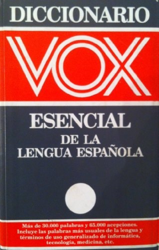 Vox diccionario esencial lengua española