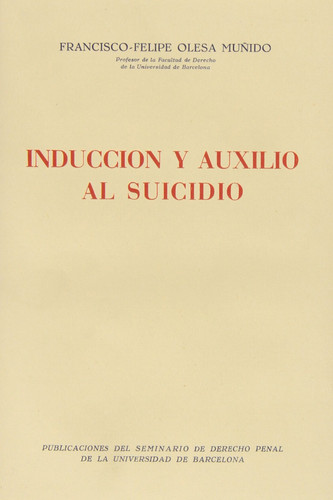 Inducción y auxilio al suicidio