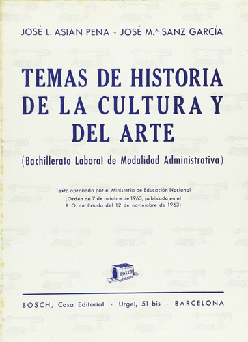 Temas de Historia, de la Cultura y del Arte