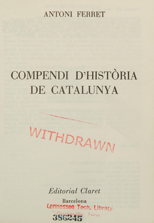 Compendi d'història de Catalunya