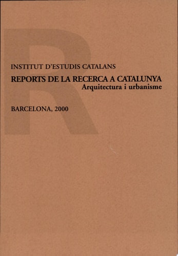 Reports de la recerca a Catalunya arquitectura i urbanisme
