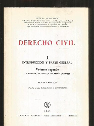 Derecho civil (Spanish Edition)