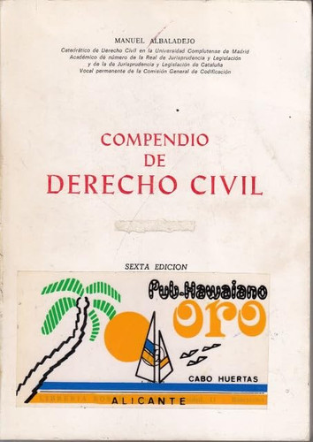 Compendio de derecho civil (Spanish Edition)