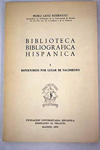 Biblioteca bibliográfica hispánica: Bibliografía de las ordenes religiosas