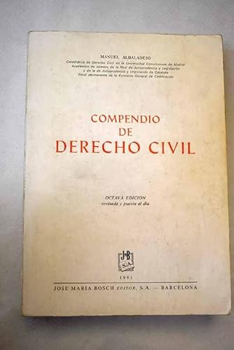 Compendio de derecho civil