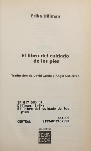 El Libro Del Cuidado de Los Pies