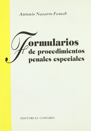 Formularios de procedimientos penales especiales