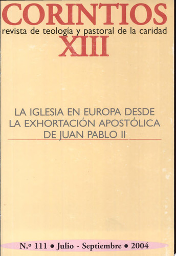 Iglesia en Europa desde la Exhortacin Apostlica de Juan Pablo II, La