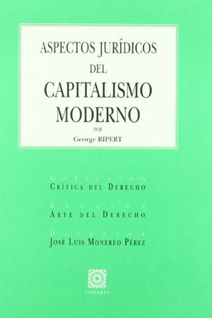 Aspectos jurídicos del capitalismo moderno