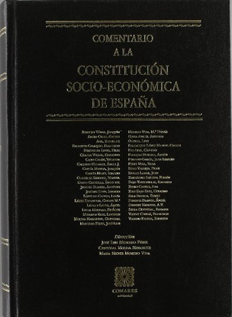 Comentario a la constitución socio-económica de España