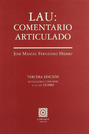 LAU: comentario articulado