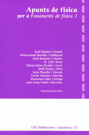Apunts de física per a Fonaments de física 1